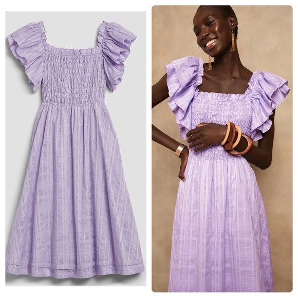 Banana Republic Lavender Dress - Picture 1 of 9